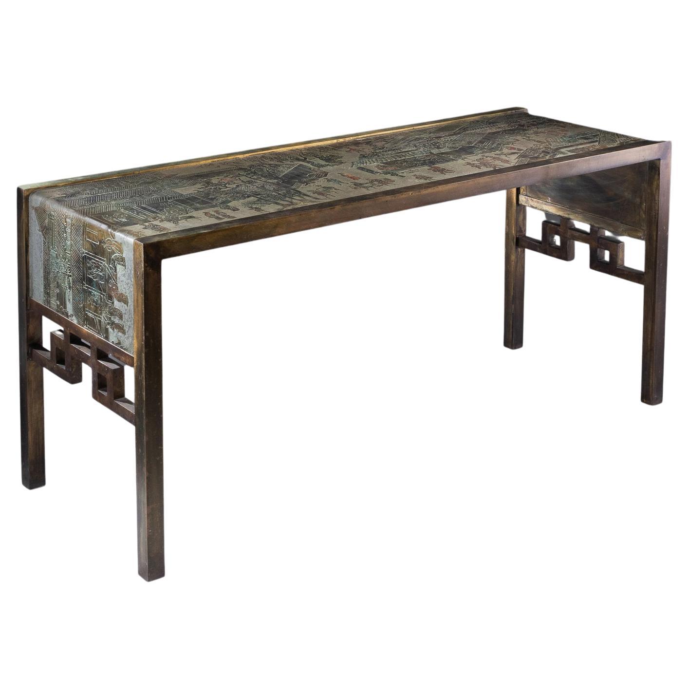 Philip and Kelvin LaVerne Spring Festival Console Table