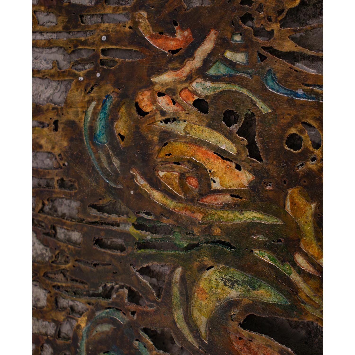 Fatto a mano Philip and Kelvin LaVerne Stunning Abstract Collage 