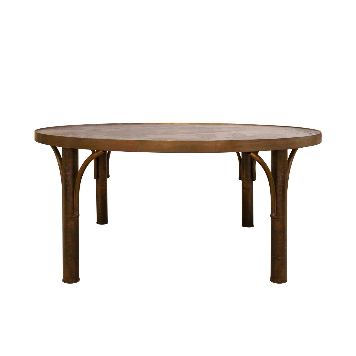 Mid-Century moderno Philip and Kelvin LaVerne Superbo tavolino 