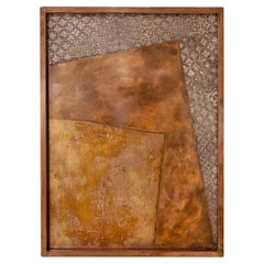 Philip and Kelvin LaVerne "Synergy" in Bronze, Pewter & Copper 1970s (Signed)