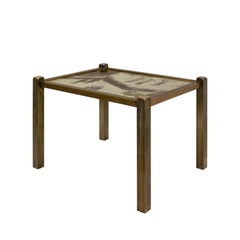 Philip and Kelvin LaVerne "Tao" End Table 1960s (Signed)