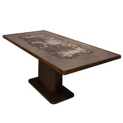 Philip and Kelvin LaVerne Única "Mesa Chinois" Años 60 (Firmada)