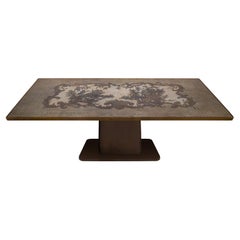Philip and Kelvin Laverne Unique "Chinois Table" 1960s (Signed)