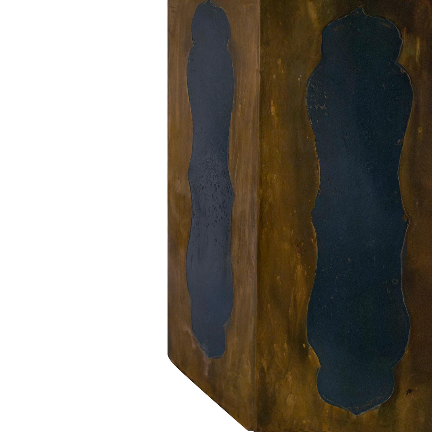 Fait main Philip and Kelvin LaVerne Table basse ancienne unique avec motif chinois années 1960 en vente