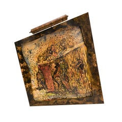 Philip and Kelvin LaVerne Engraved Painting "Last Tango in Paris" 1960s 'Signed'