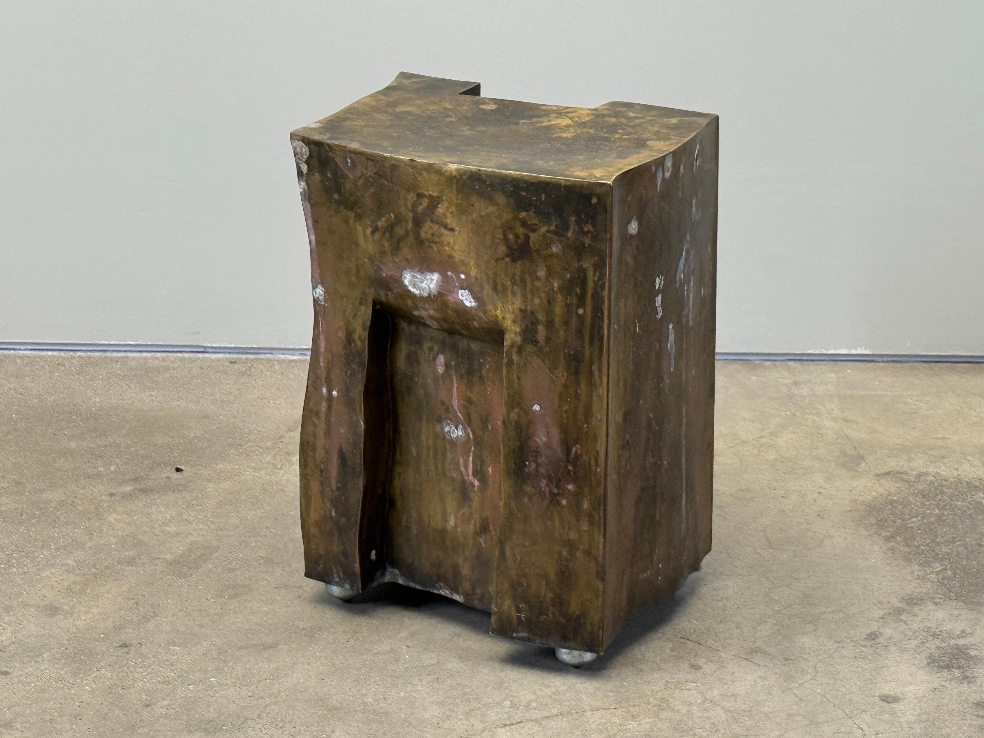 Philip and Kelvin Laverne 'Yielding' Side Table / Stool For Sale 7