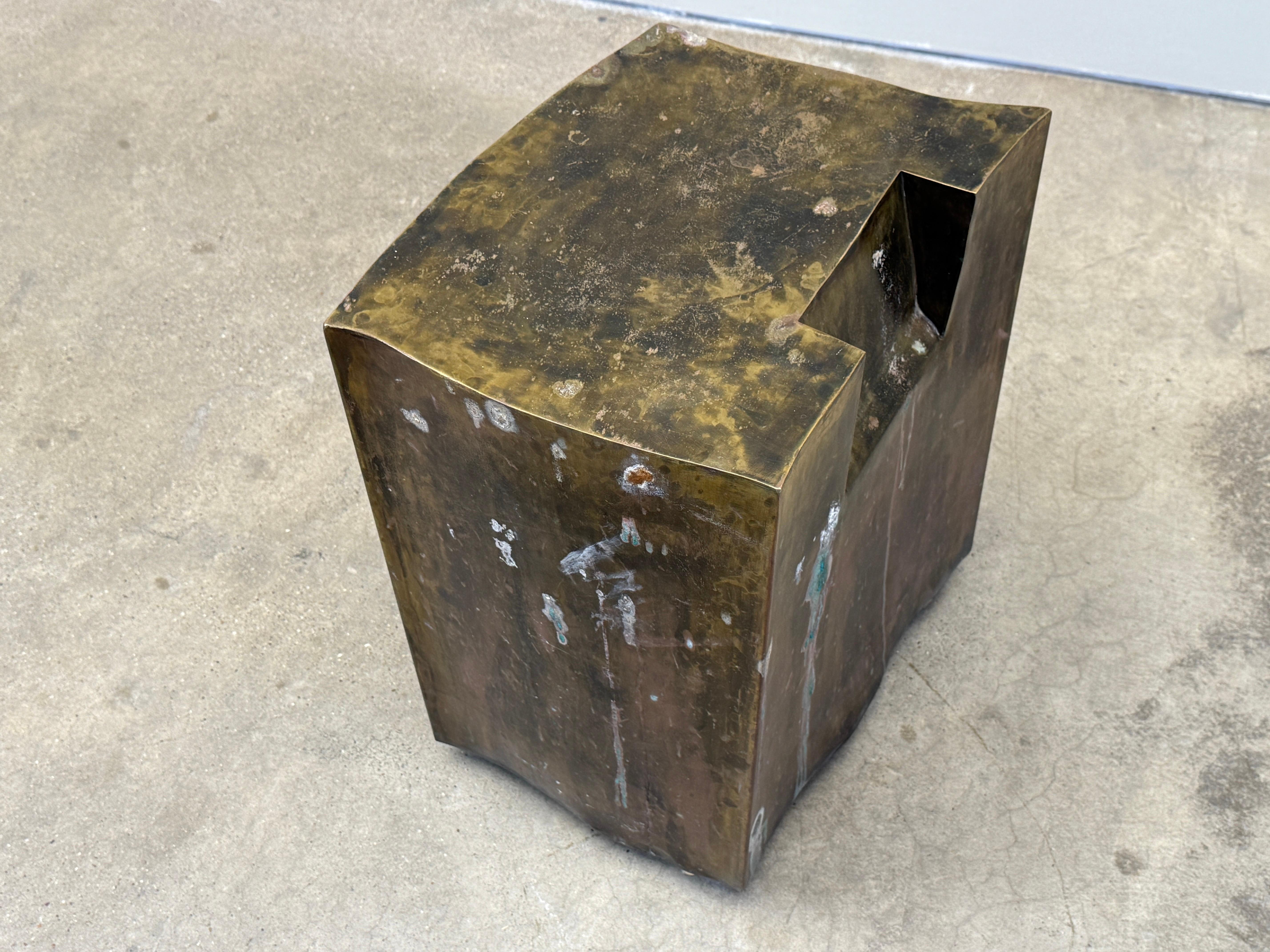 Philip and Kelvin Laverne 'Yielding' Side Table / Stool For Sale 11