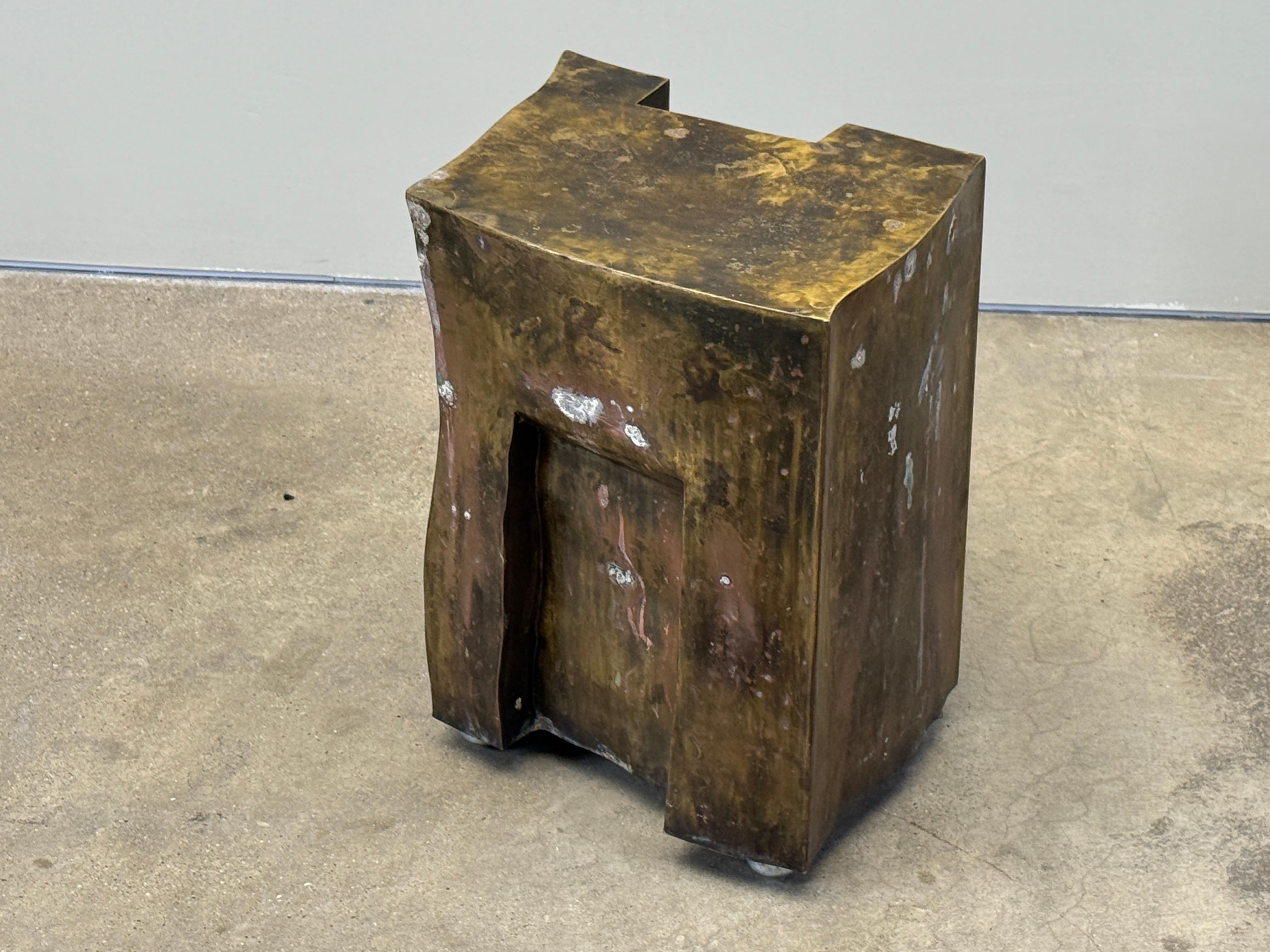 Philip and Kelvin Laverne 'Yielding' Side Table / Stool For Sale 2