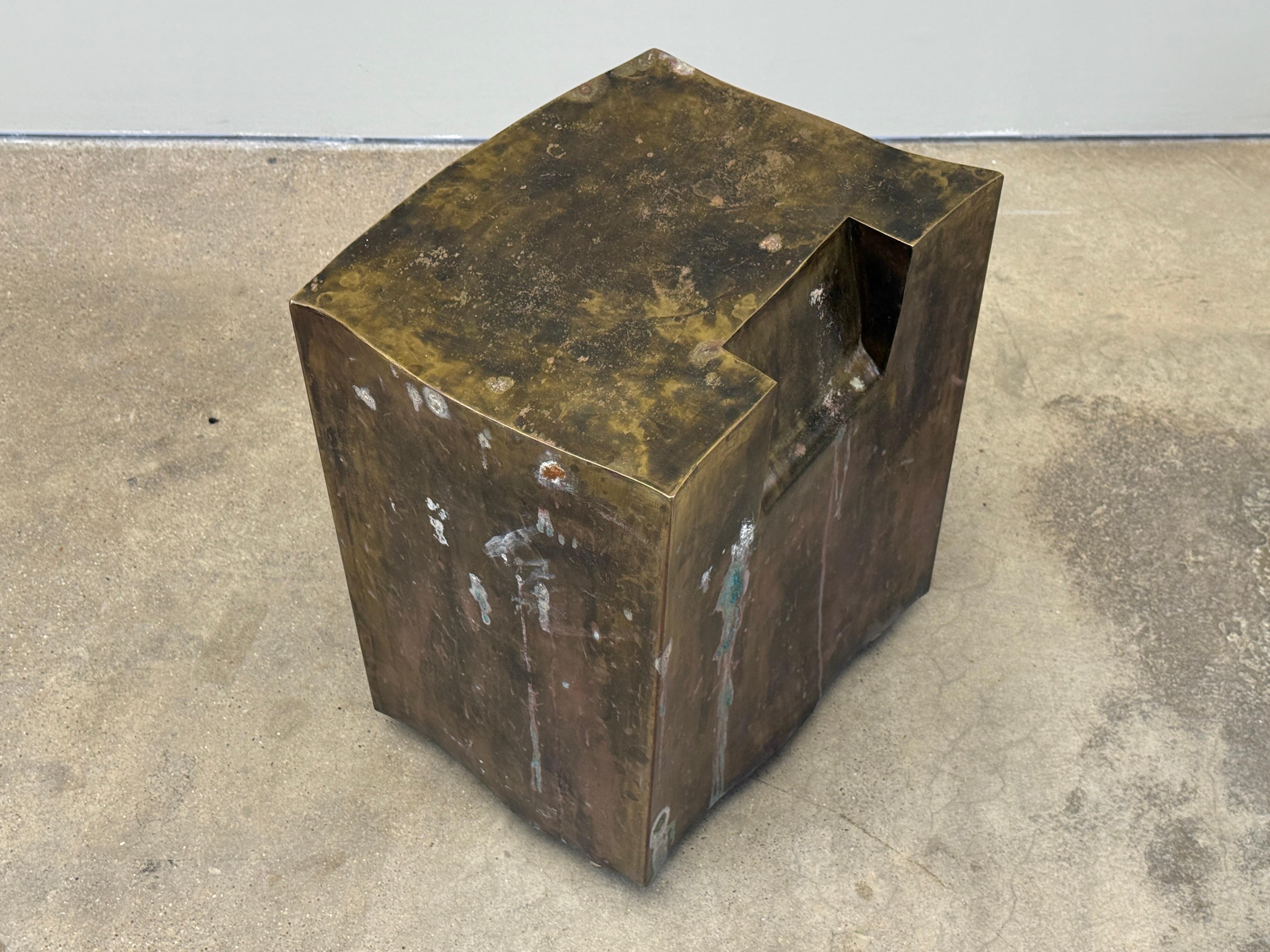 Philip and Kelvin Laverne 'Yielding' Side Table / Stool For Sale 3
