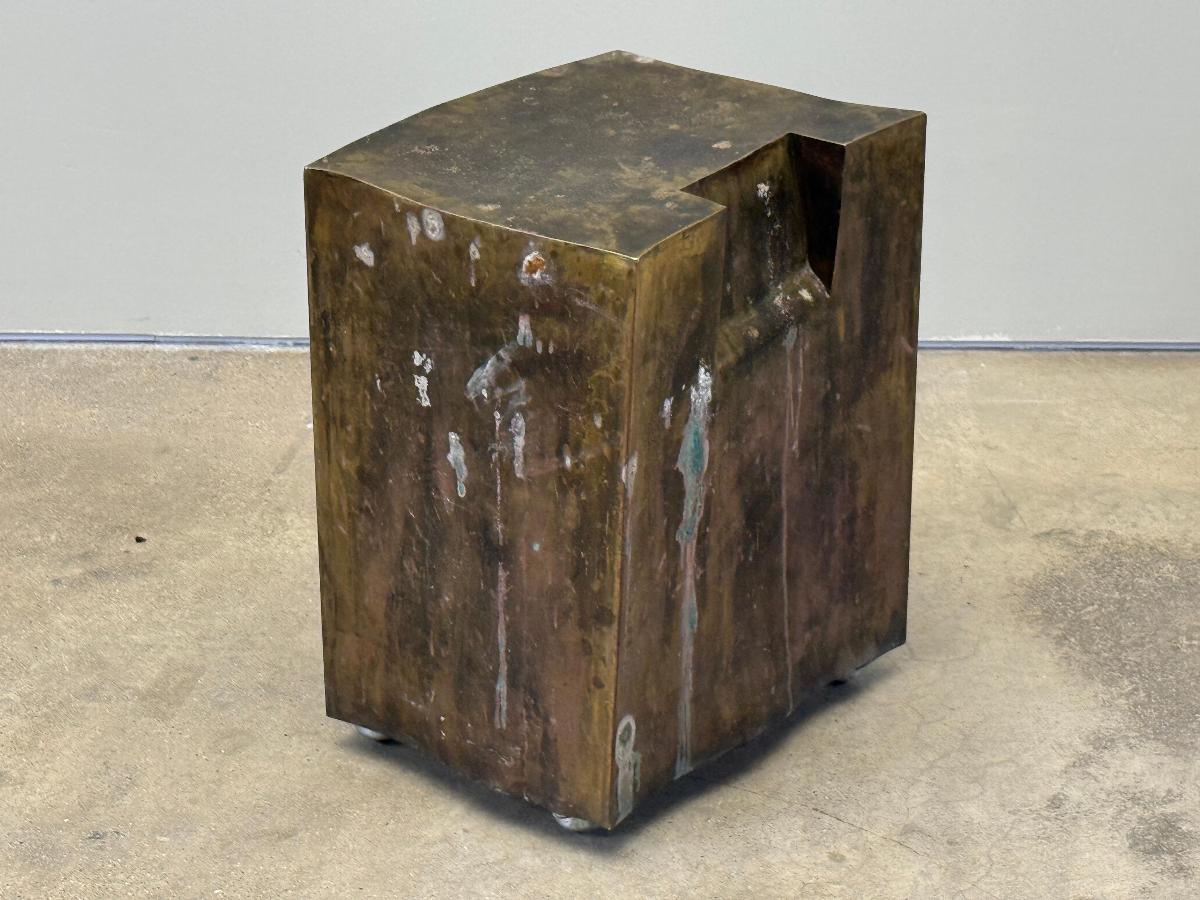 Philip and Kelvin Laverne 'Yielding' Side Table / Stool For Sale 4