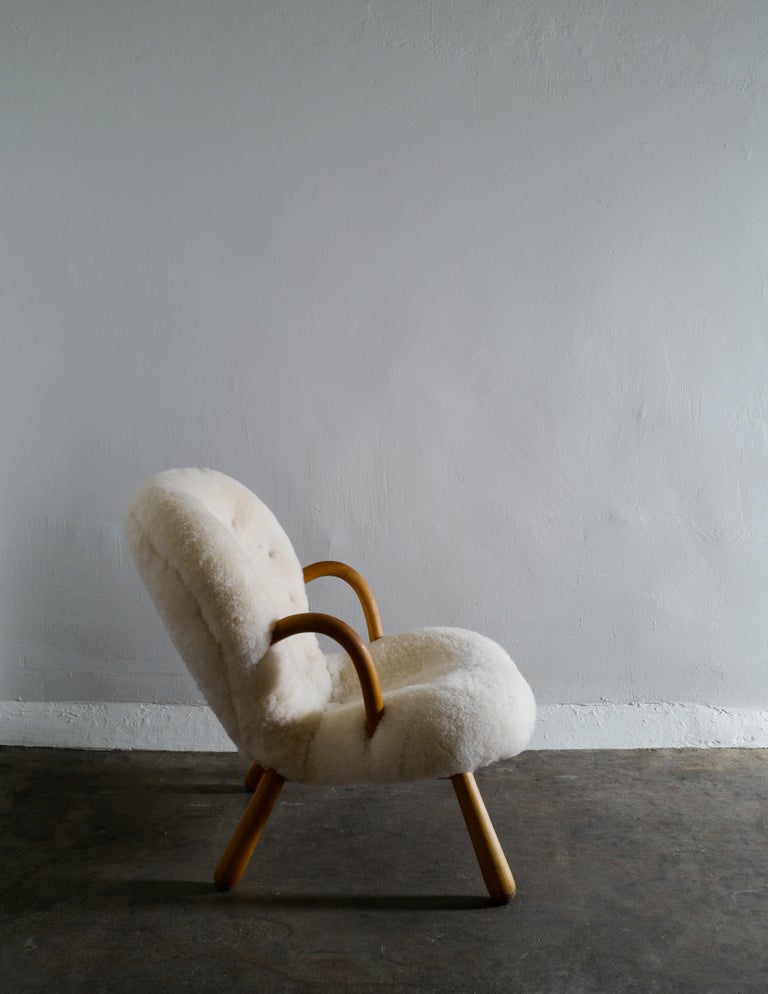 Philip Arctander Arnold Madsen Clam Chair Produced by Vik and
