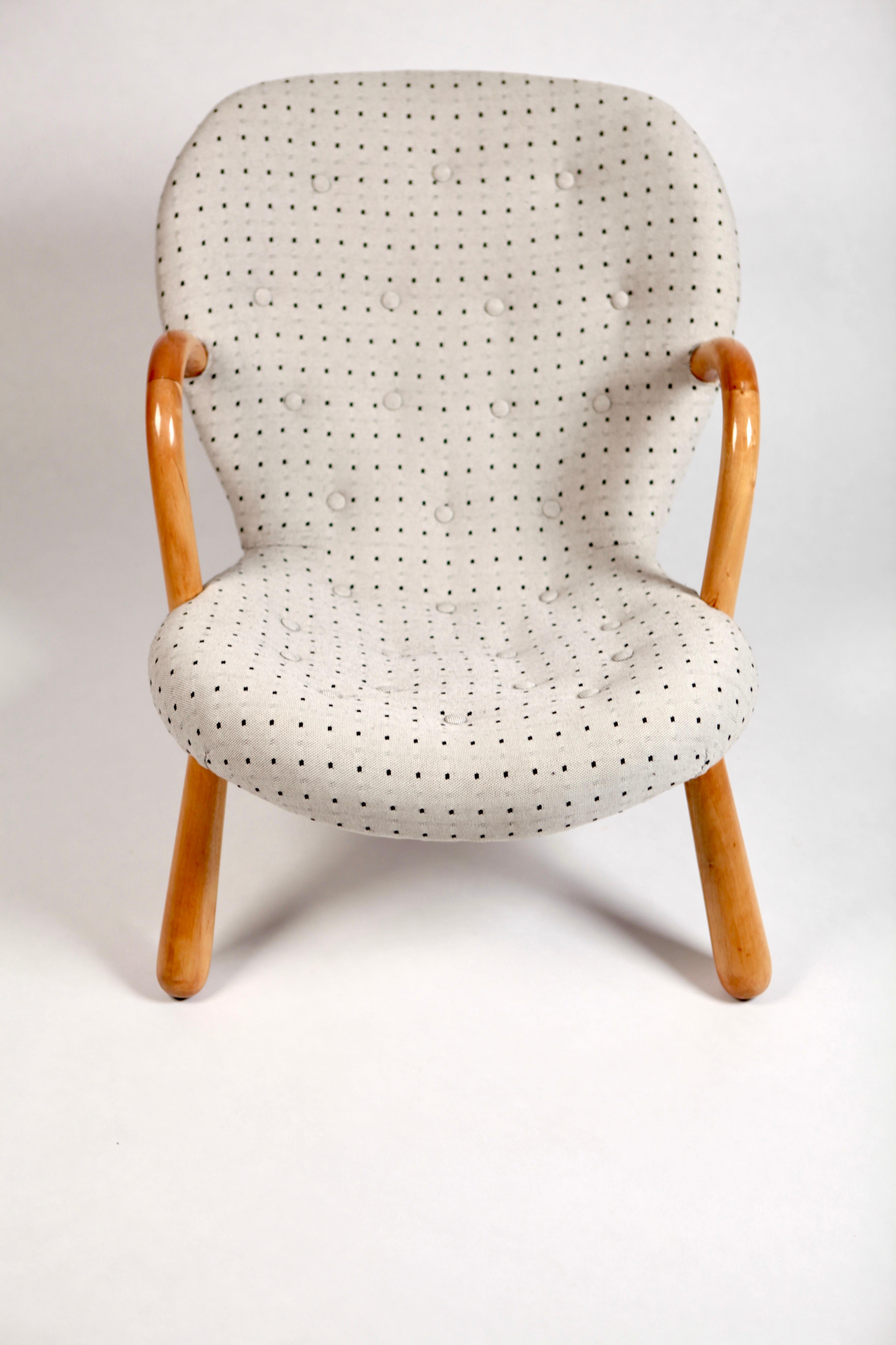 Philip Arctander Clam Chair by Nordisk Stål  Denmark, 1940s 3