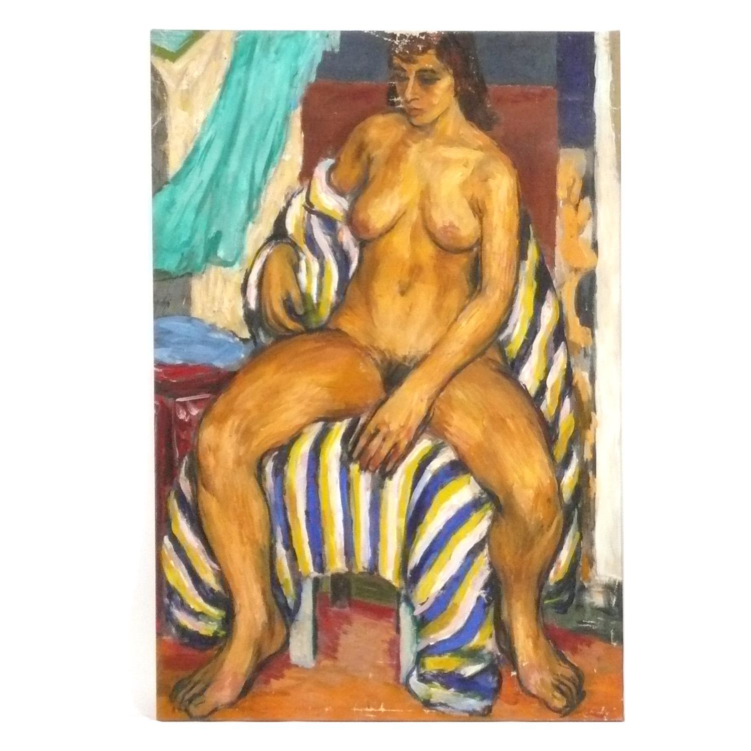 Philip Bornarth Öl auf Leinwand Figurale Gemälde 34