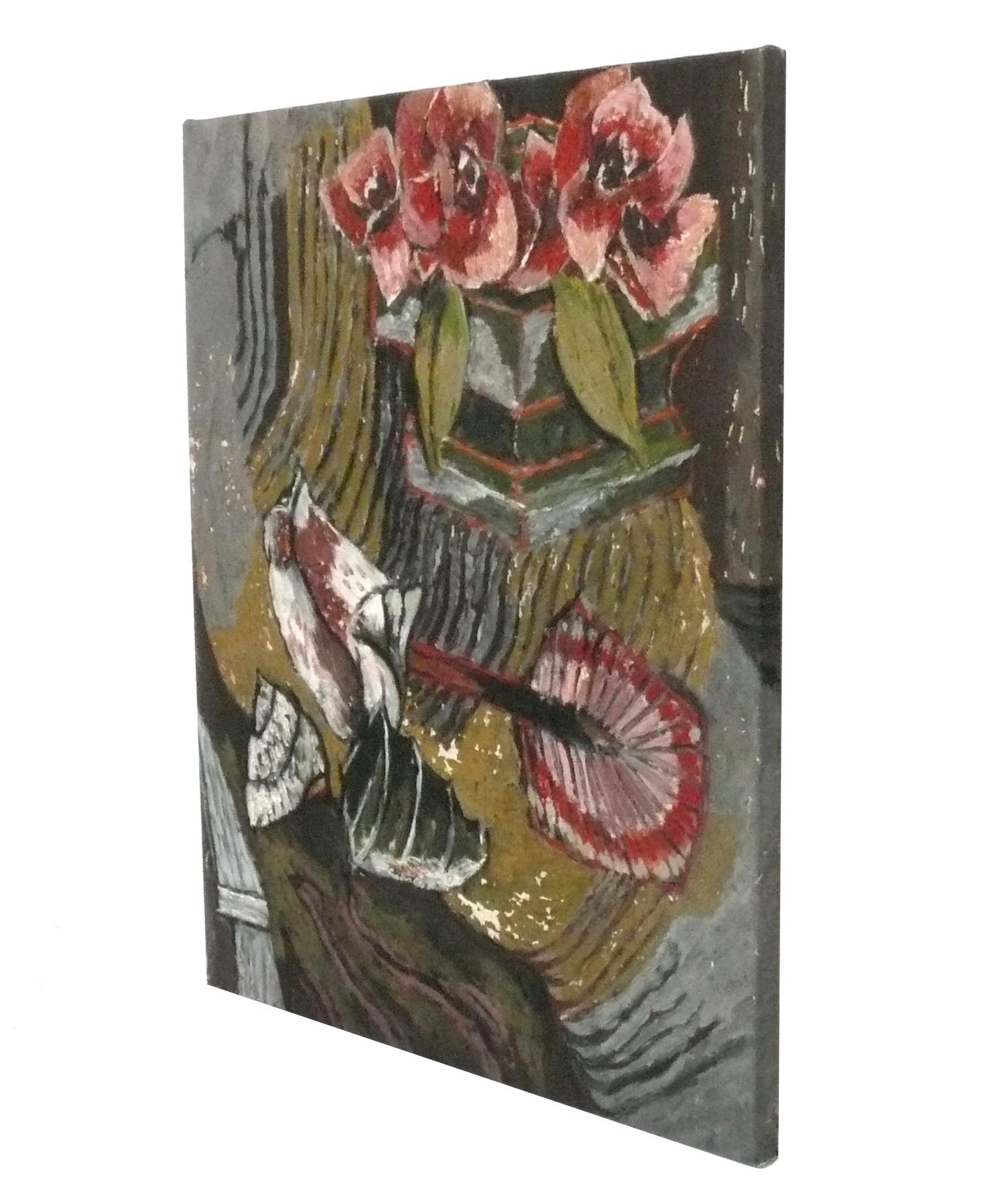 Philip Bornarth Huile sur toile Nature morte 26 