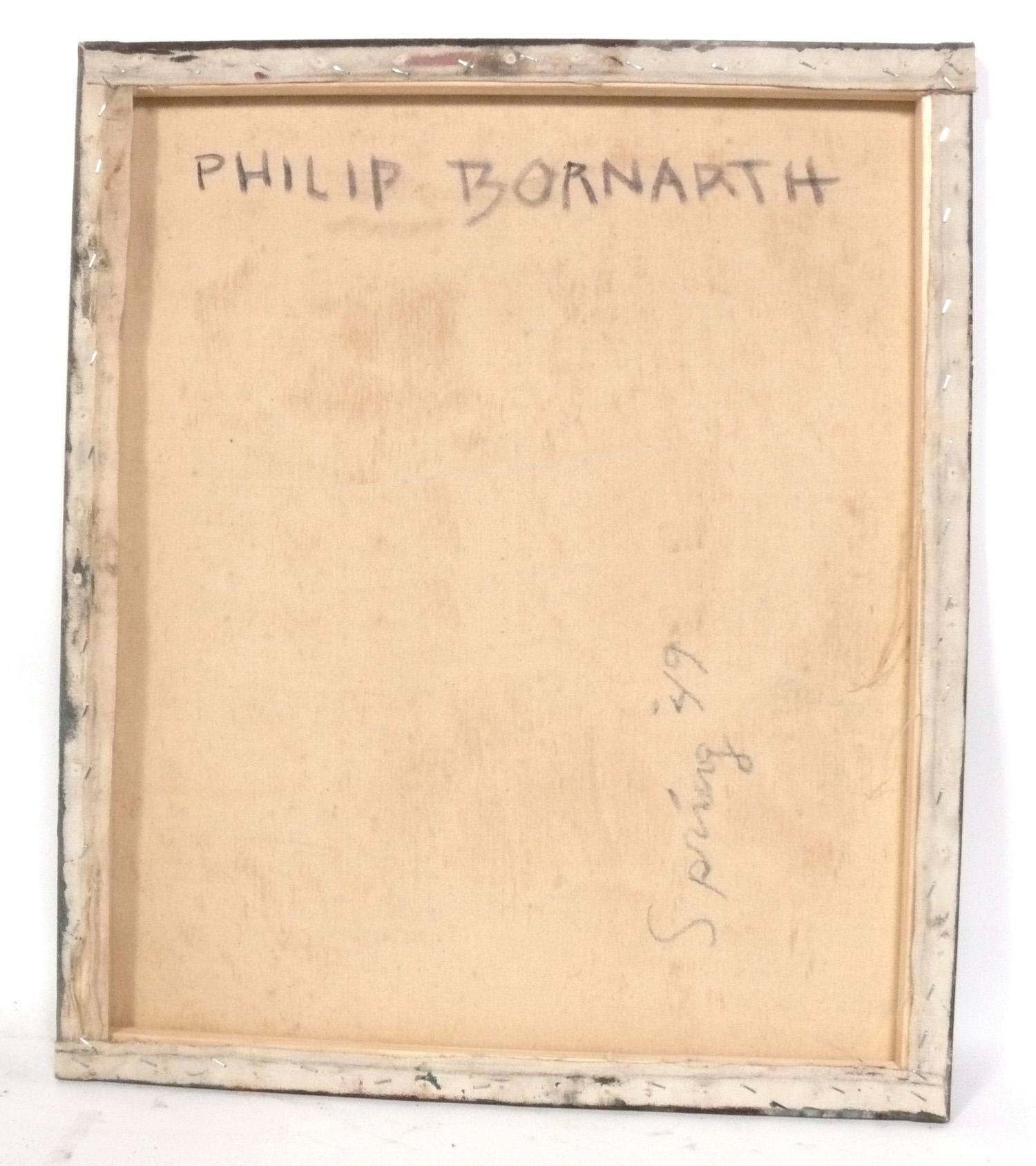 Philip Bornarth Huile sur toile Nature morte 26 