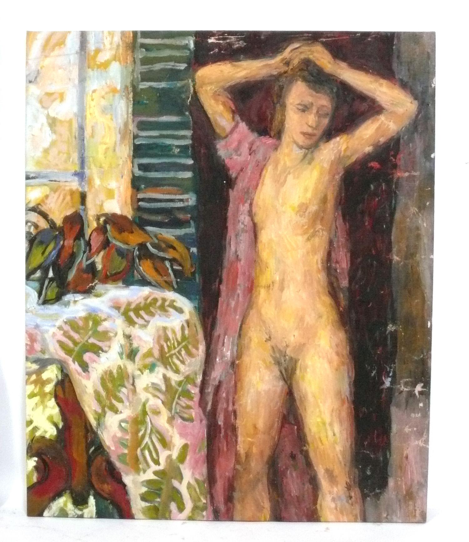 Philip Bornath Öl auf Leinwand Figurale Gemälde 38