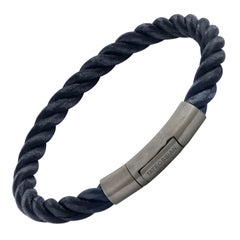 Tateossian Navy Philip Bracelet (Medium)