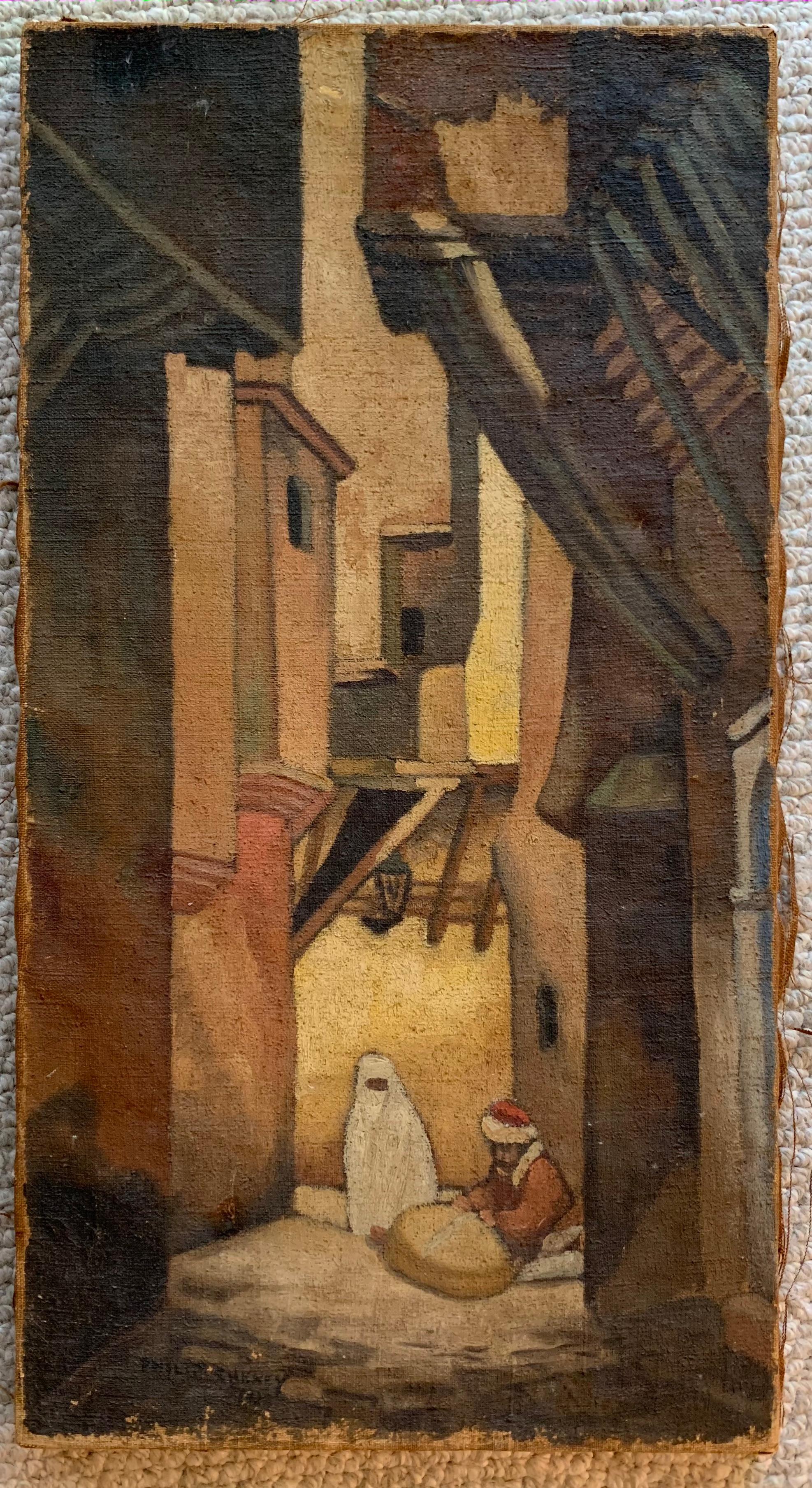 In the Casbah - Painting by Philip Cheney