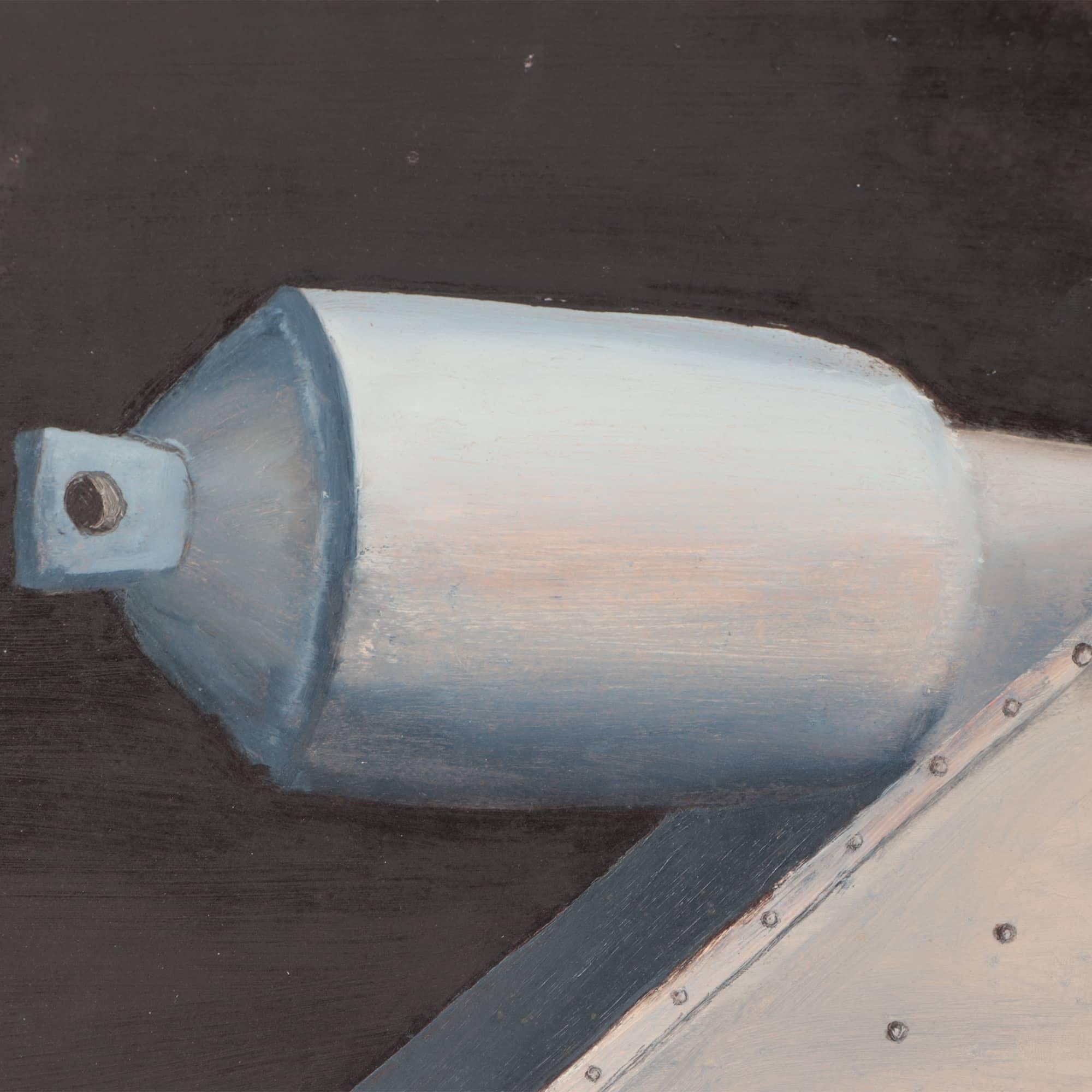 Philip Coblentz (Péruvien, 20e siècle) Une peinture d'artillerie à l'huile sur carton d'artiste du milieu du siècle dernier, signée et datée de 1972. 