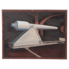 Philip Coblentz 
Peruvian, 20th Century
 a Mid-Century Modern Oil on Board