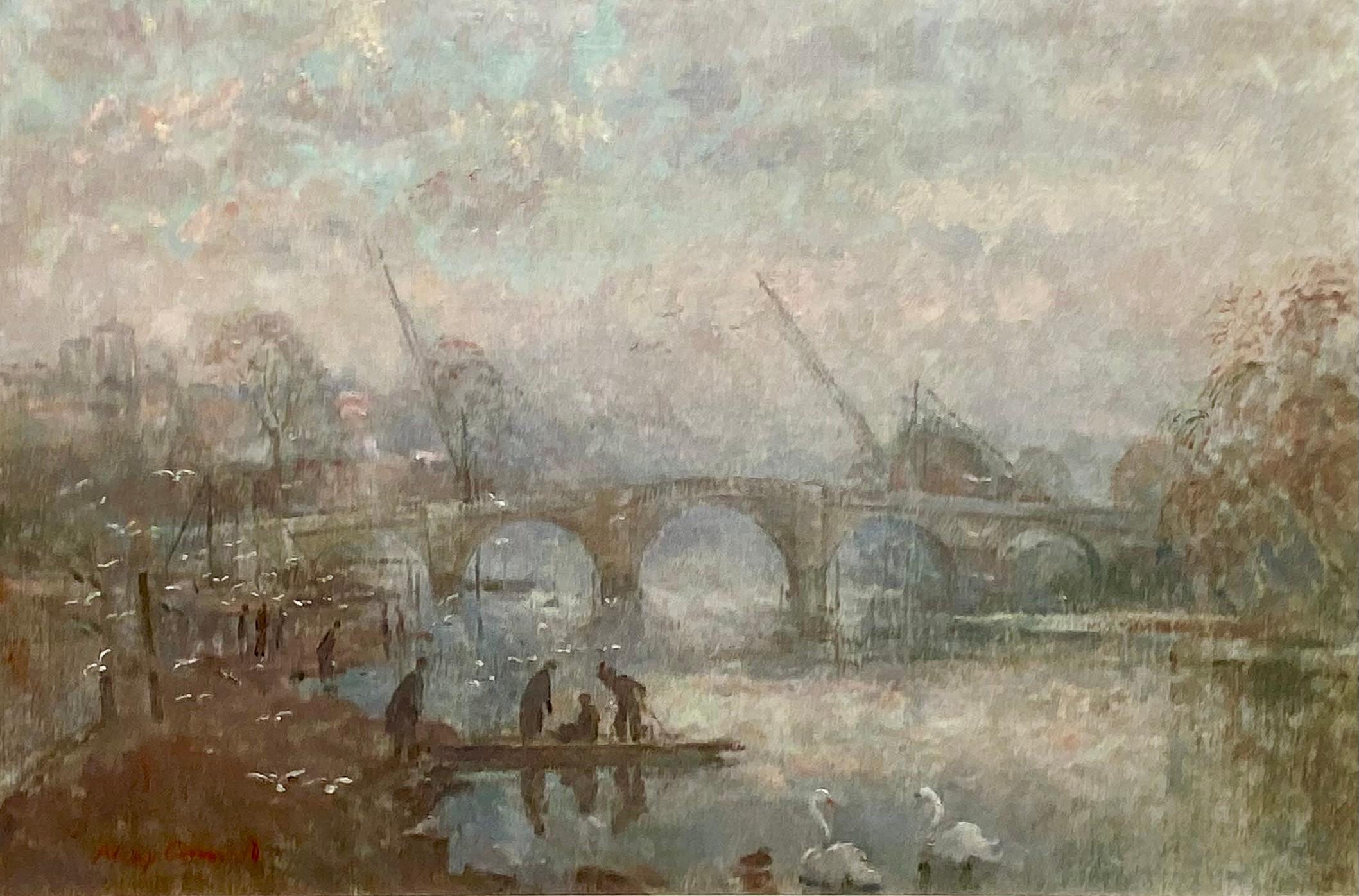 Philip Connard Landscape Painting - Richmond Bridge