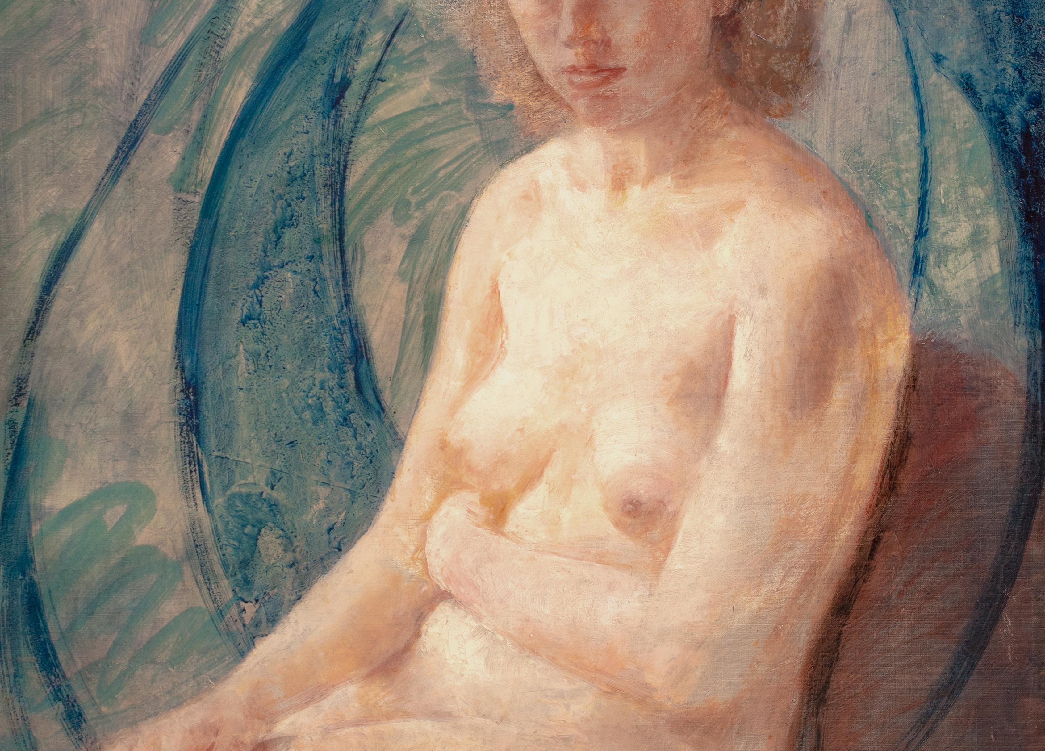 Portrait Of A Nude Lady, circa 1900  by Philip de László (1869–1937)  For Sale 3