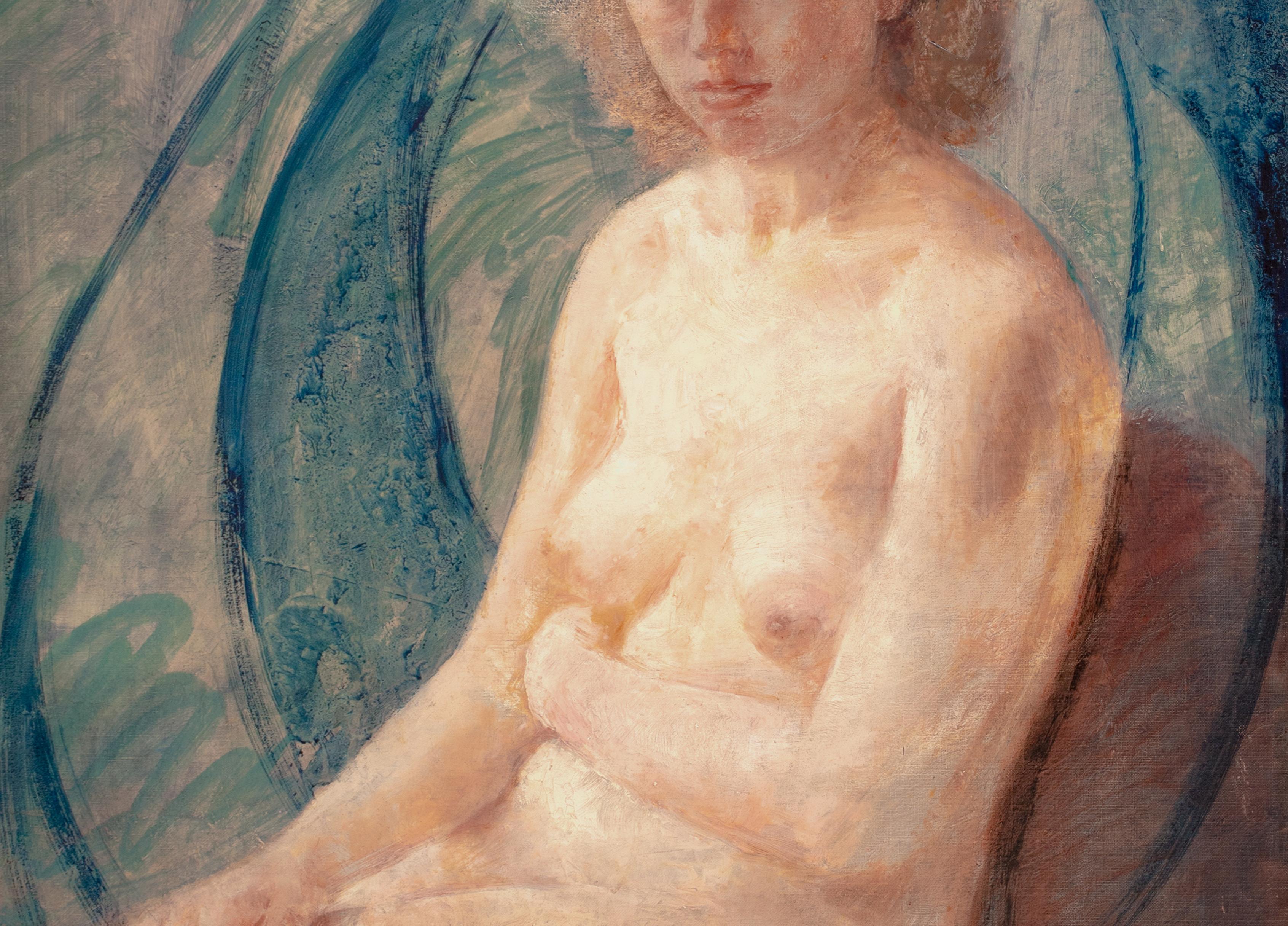 Portrait d'une femme nue, vers 1900  par Philip de László (1869-1937) en vente 2
