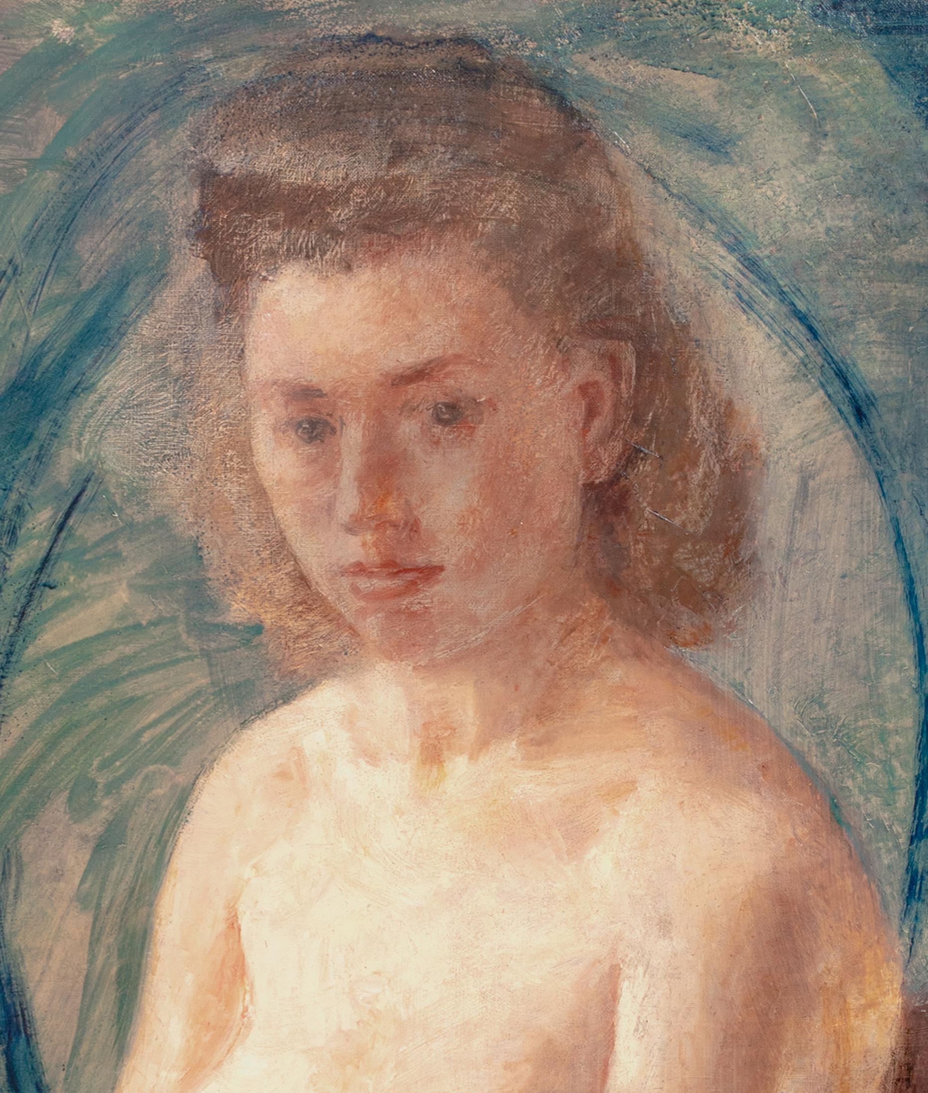 Portrait Of A Nude Lady, circa 1900  by Philip de László (1869–1937)  For Sale 5