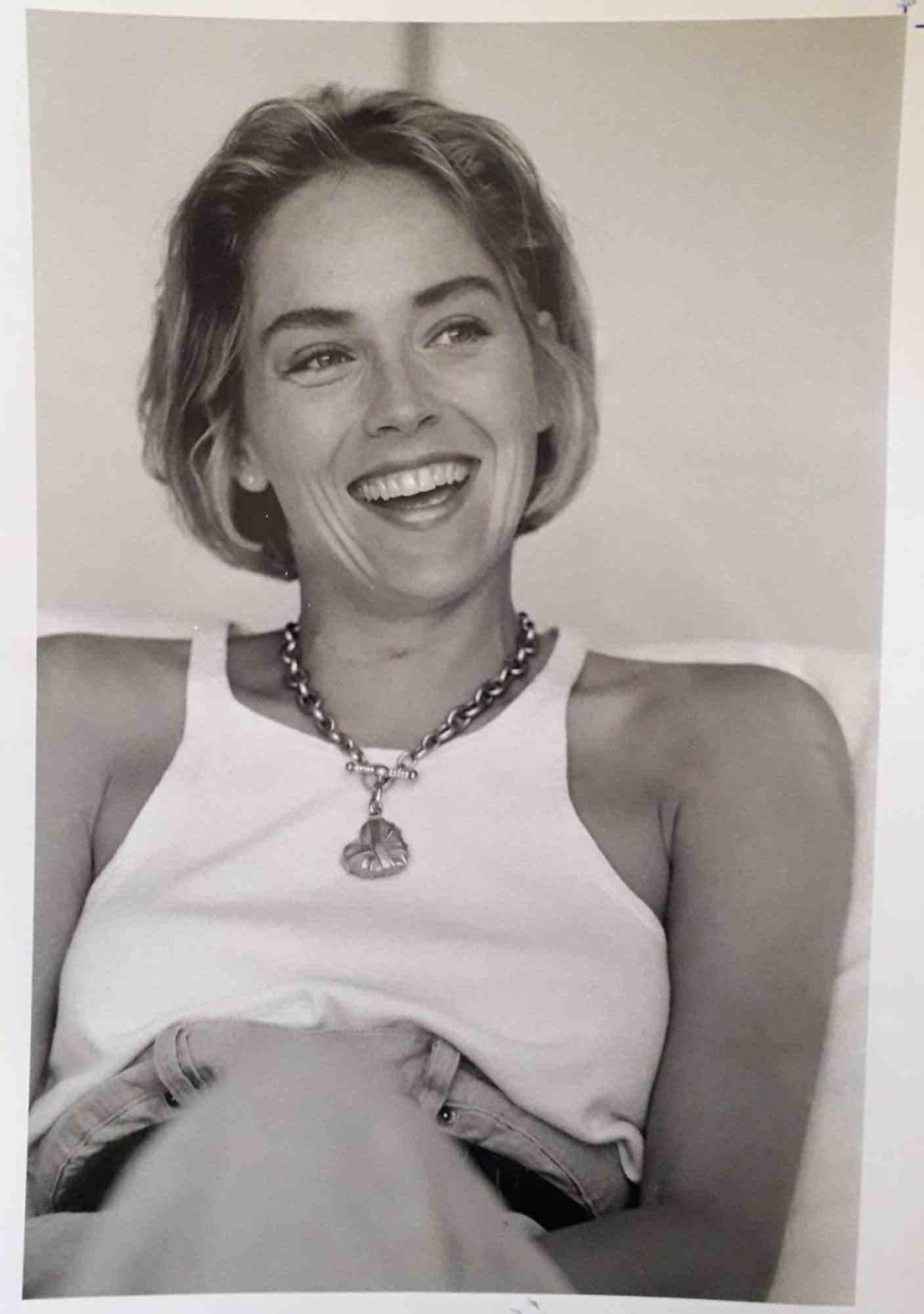 Sharon Stone pour David David - Photographie de Philip Dixon - années 1990