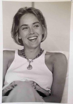 Sharon Stone for David Mecey - Photograph by Philip Dixon - 1990s