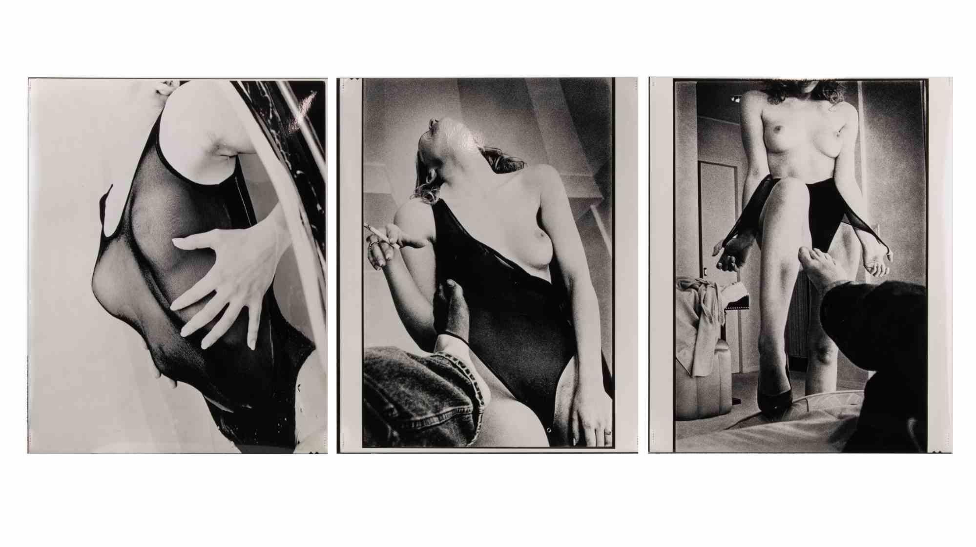 Sharon Stone for Philip Dixon - Set of 3 Original Photographs - 1990s