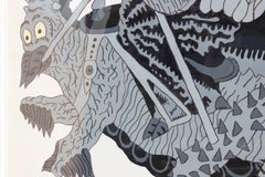 Créatures mythiques surréalistes contemporaines