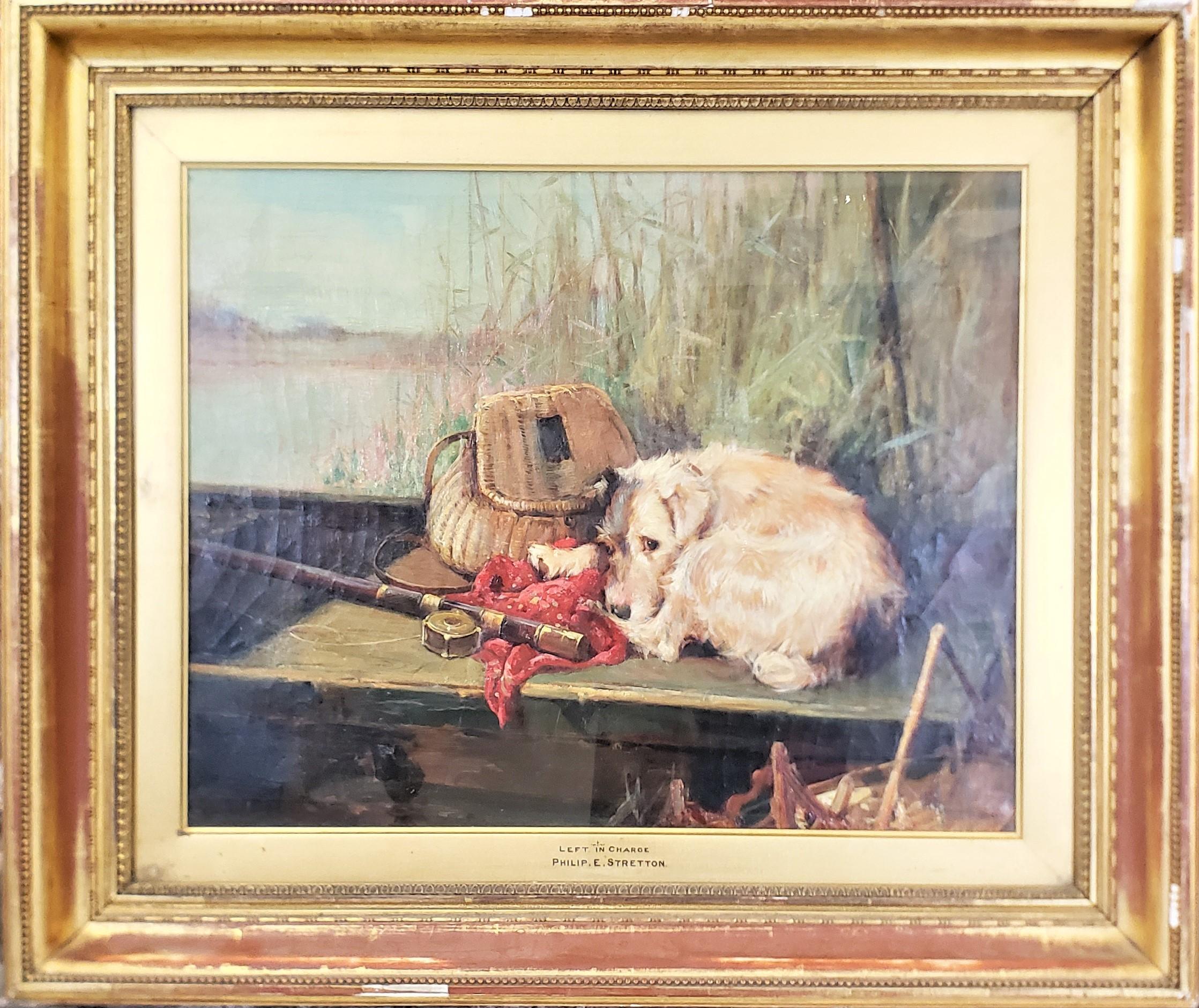 Philip Eustace Stretton Original Oil Painting on Canvas Titled: 