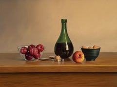 BLACKBERRY WINE, Painting, Oil on MDF Panel