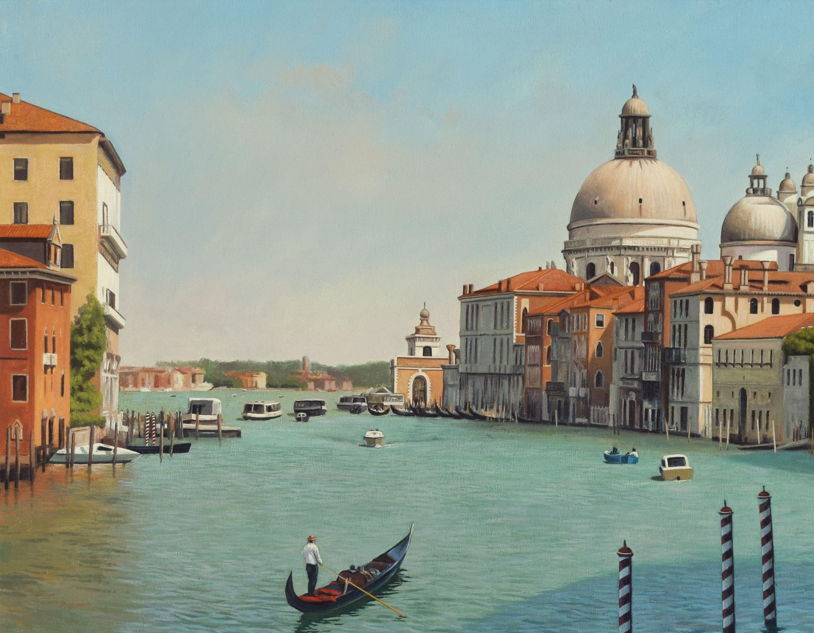 THE GRAND CANAL VENICE, Painting, Oil on MDF Panel 2