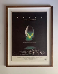 "Alien" Framed Theatrical Release Vintage Poster Print