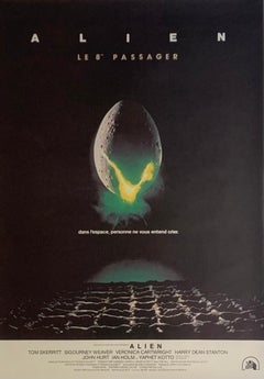 "Alien" Framed Theatrical Release Retro Poster Print 