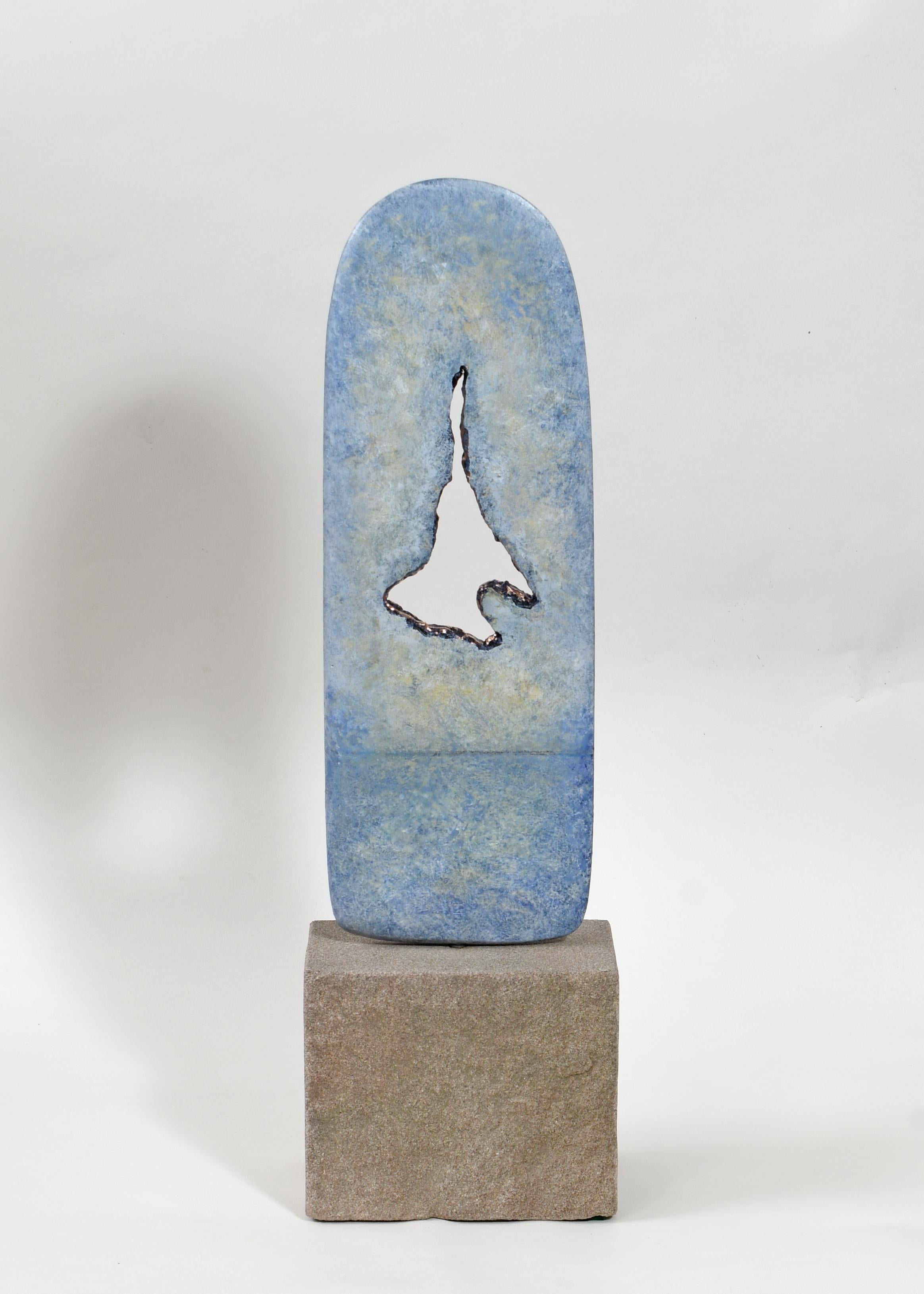 Escultura contemporánea británica de Philip Hearsey - Ancient Witness en venta 12