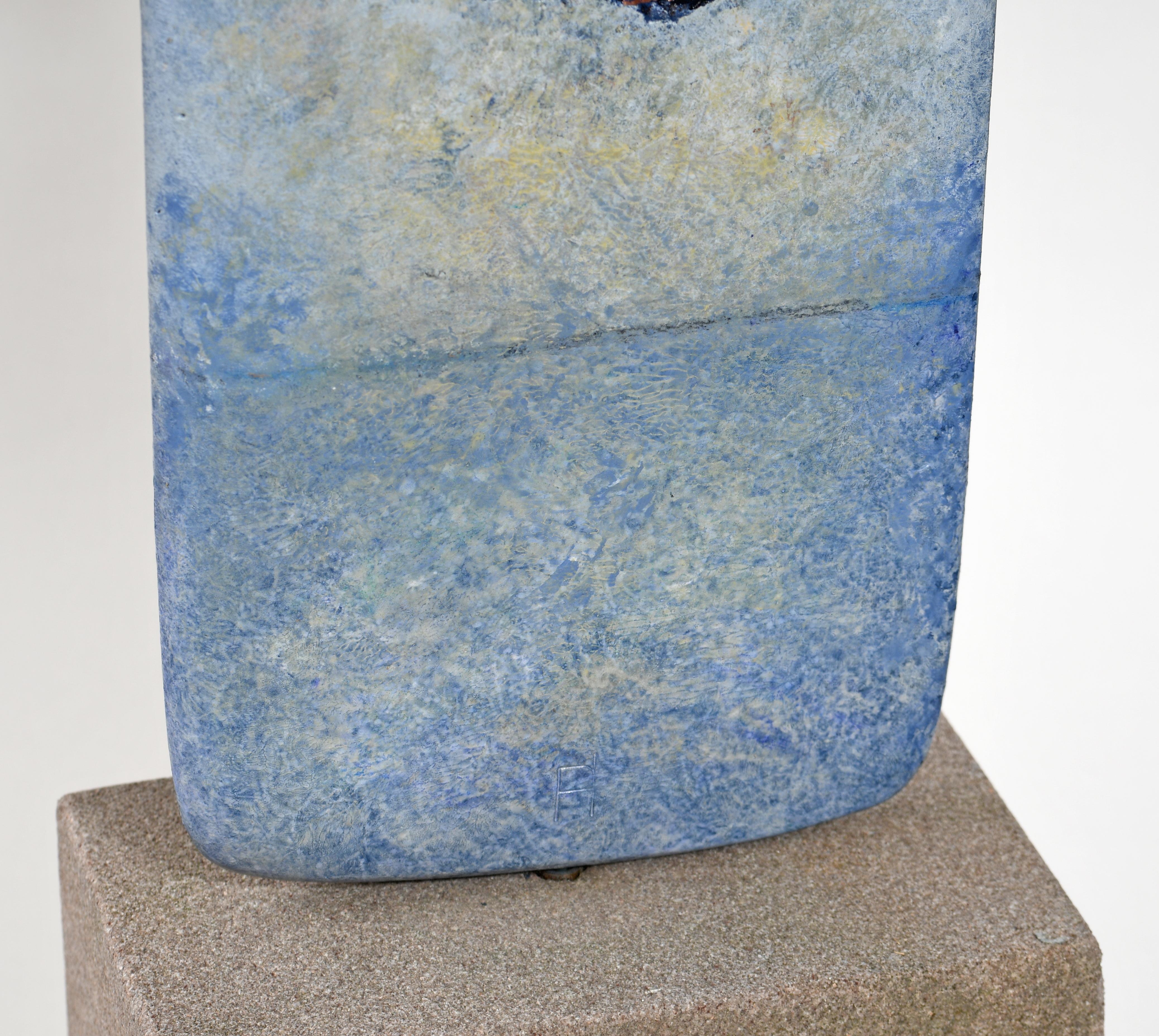 Escultura contemporánea británica de Philip Hearsey - Ancient Witness en venta 5