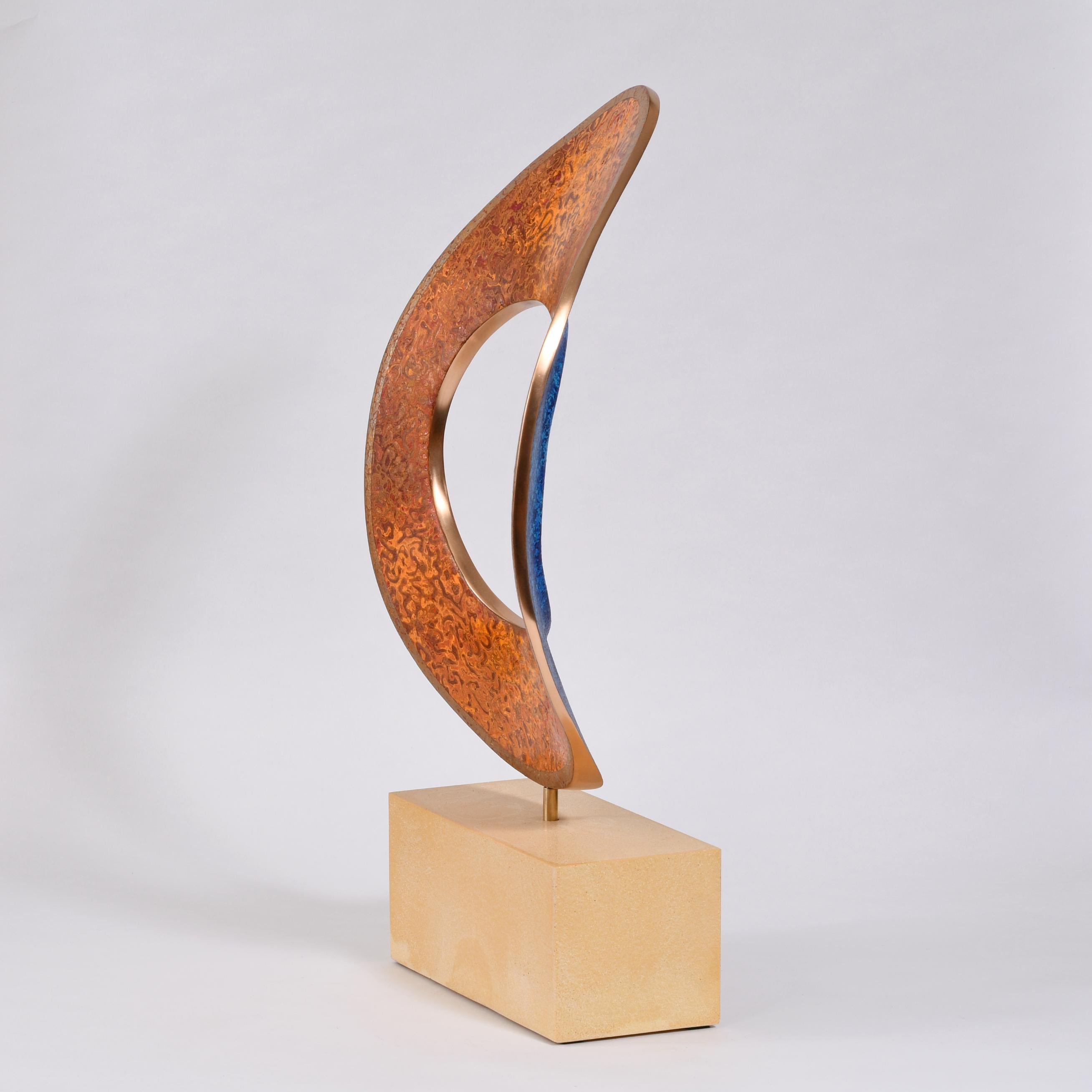 Escultura contemporánea británica de Philip Hearsey - Warp en venta 10