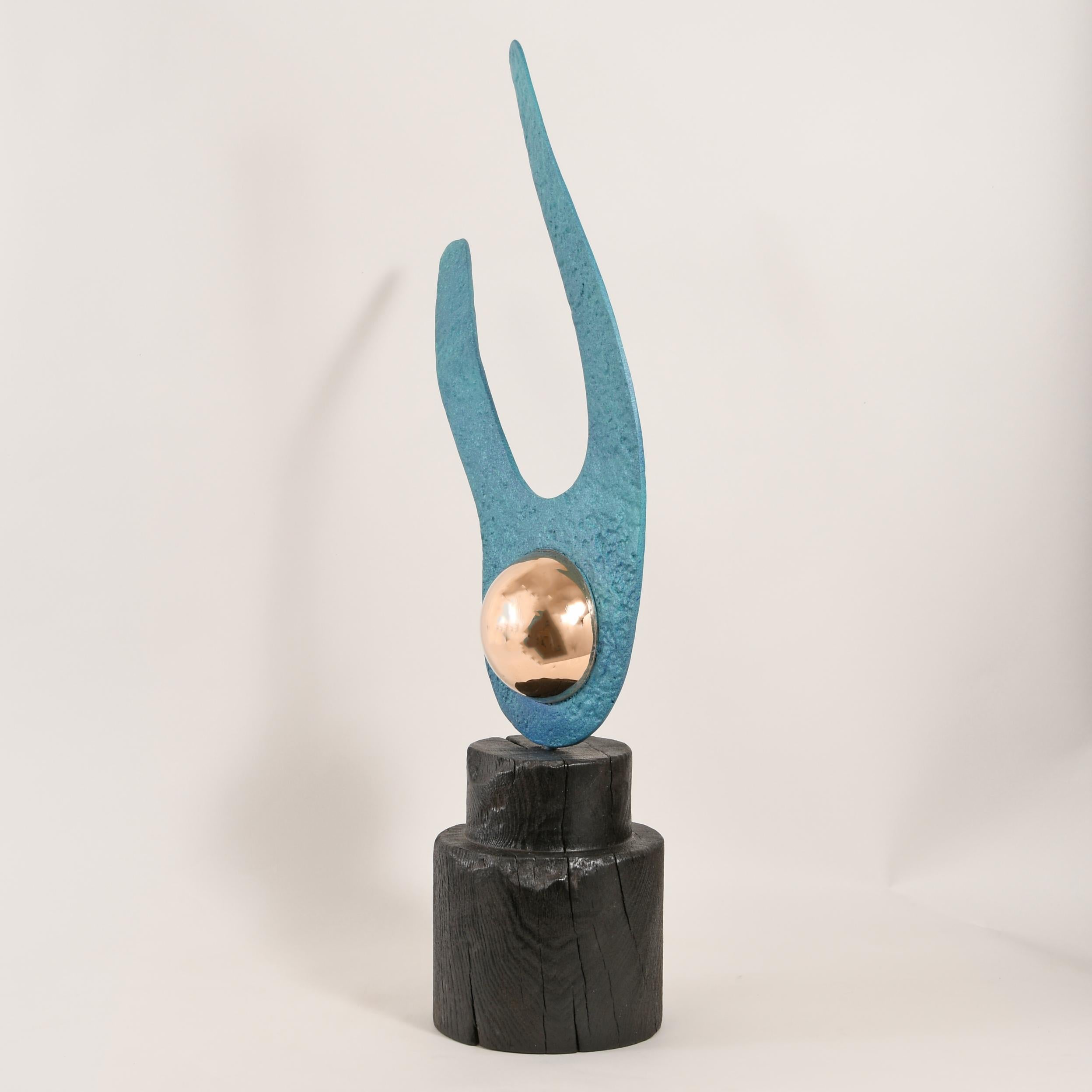 British Contemporary Sculpture by Philip Hearsey - Marking Time I For Sale 1