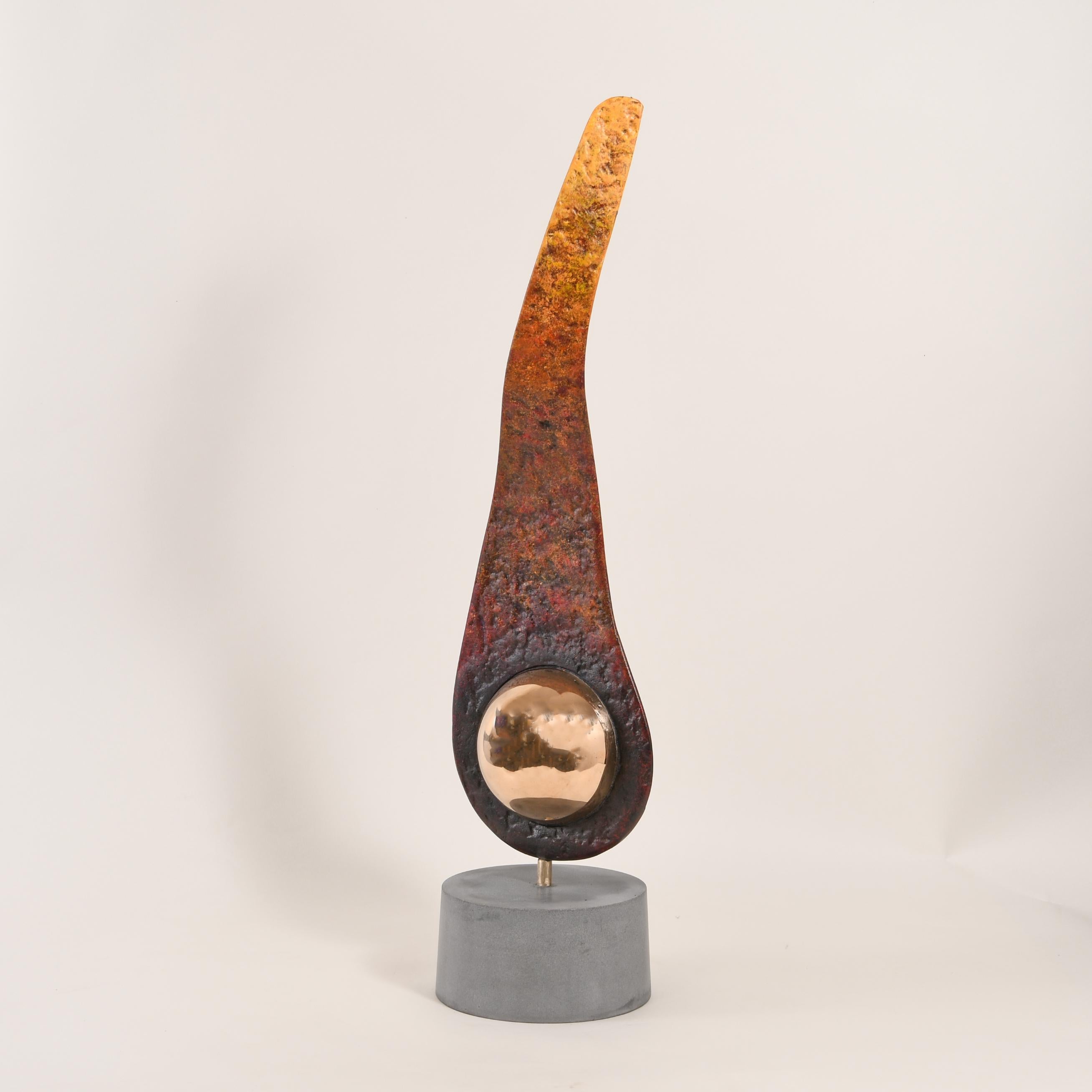 British Contemporary Sculpture by Philip Hearsey - Marking Time II For Sale 1