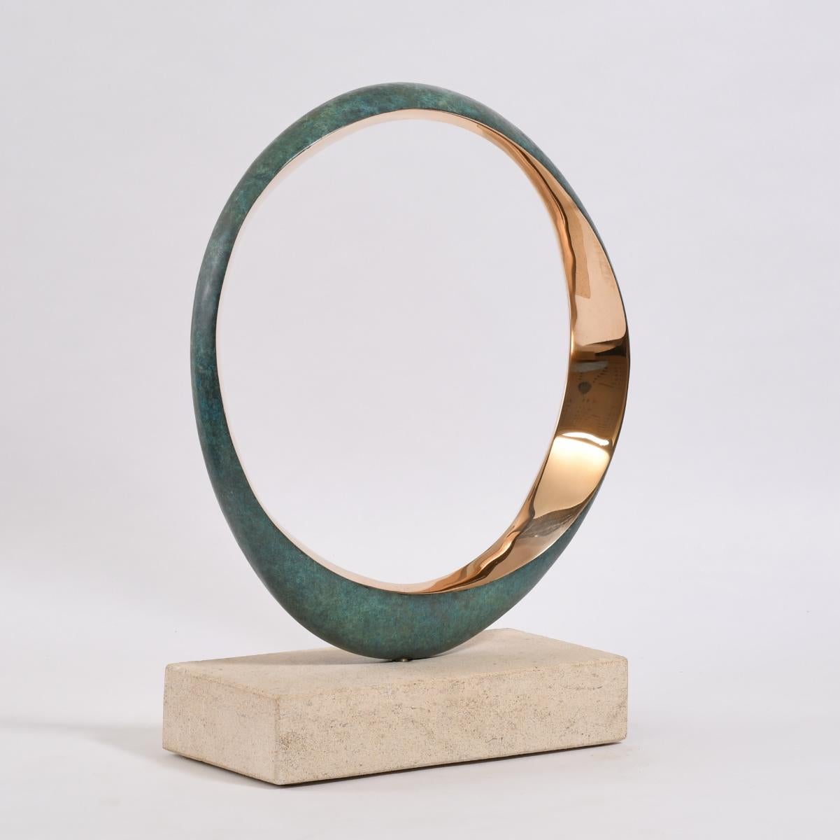 Narration V - Gold Abstract Sculpture by Philip Hearsey