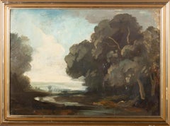 Attrib. Philip Hugh Padwick ROI RBA (1876-1958) - Oil, Leaves and Clouds