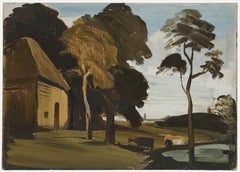 Attrib. Philip Hugh Padwick ROI RBA (1876-1958) - Oil, Under the Shade of a Tree