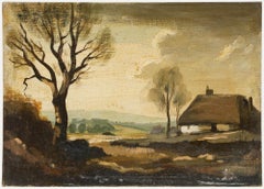 Philip Hugh Padwick ROI RBA (1876-1958) - 1921 Oil, Cottage in the Country