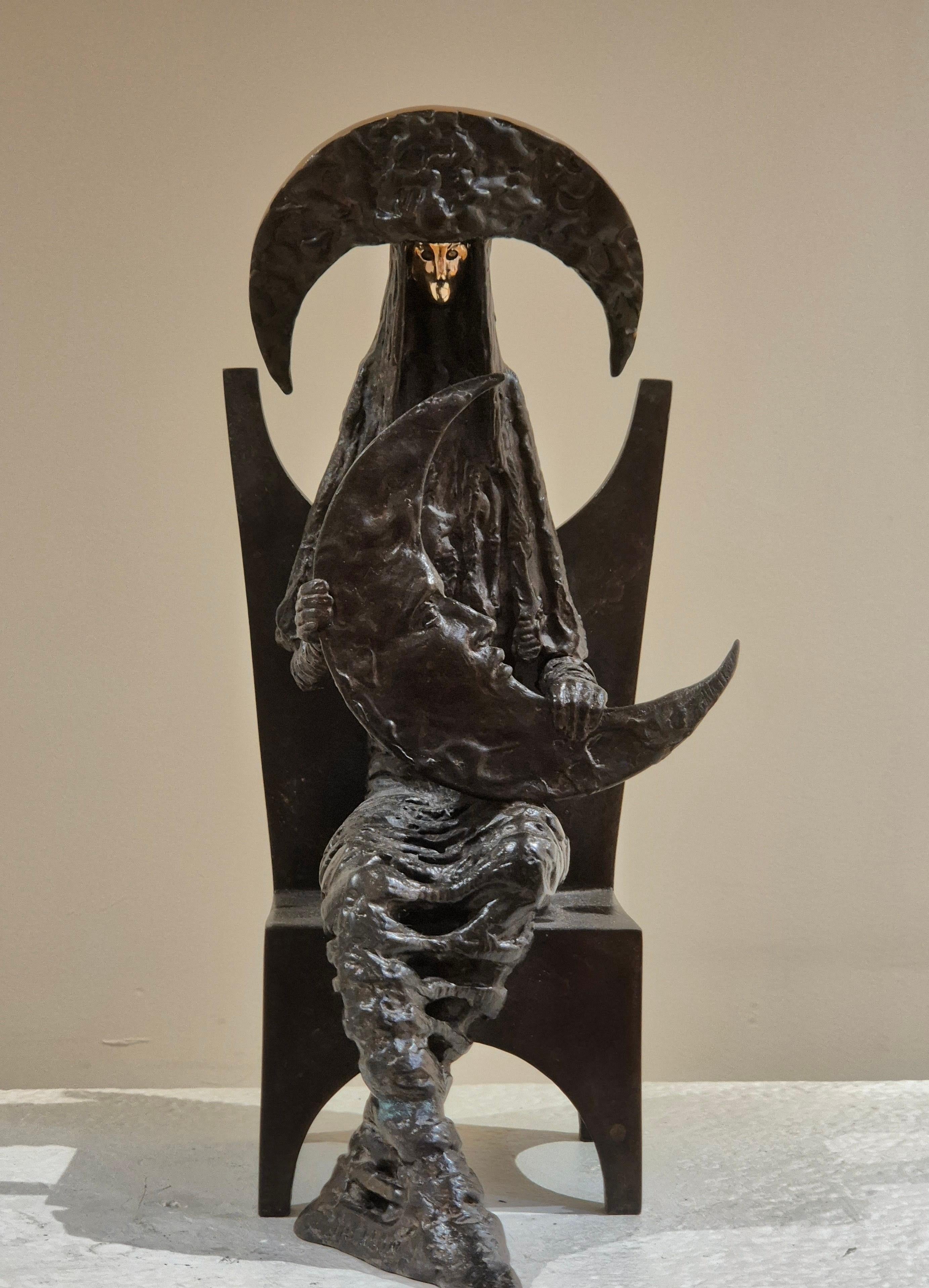 Philip Jackson Figurative Sculpture - The Maker of Moons