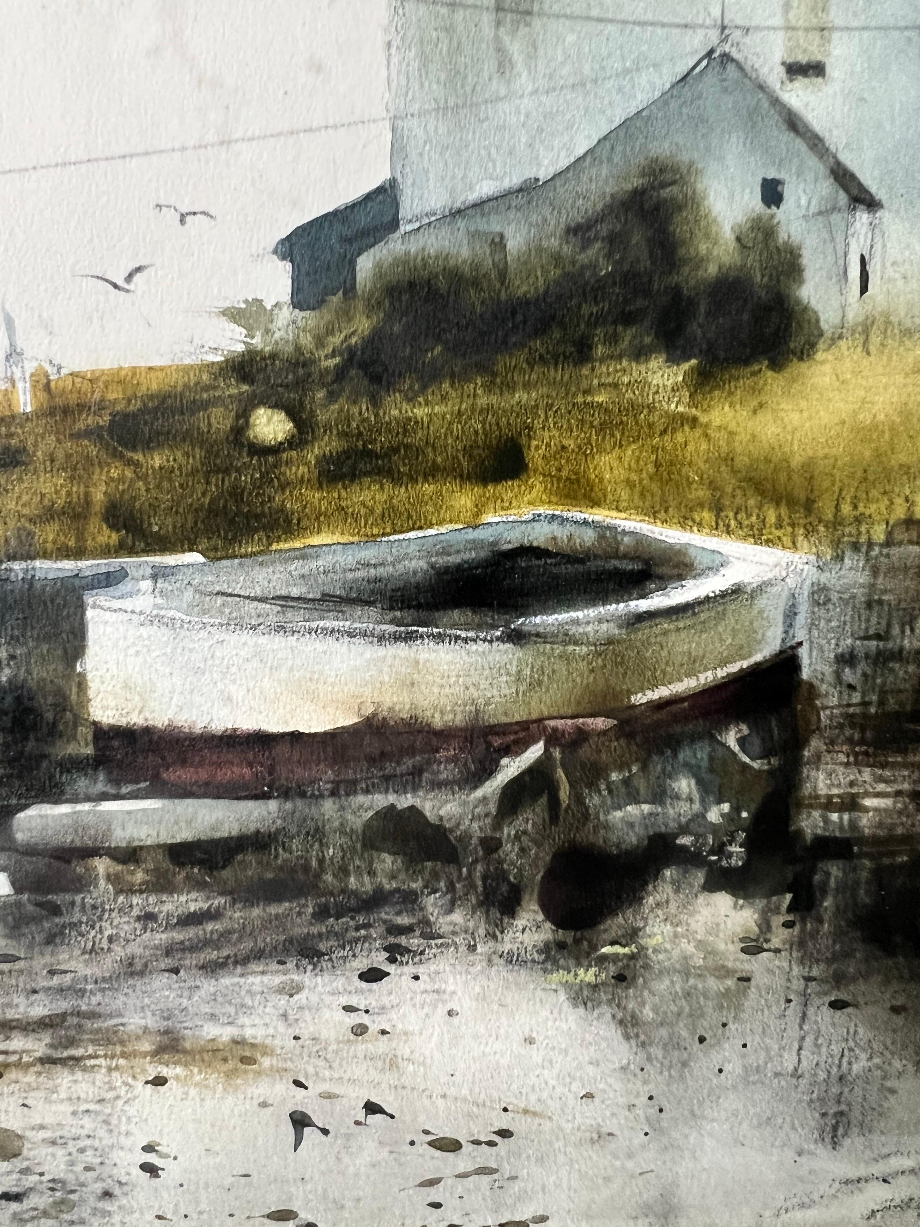 Philip Jamison Pittura ad acquerello con scena costiera, firmata e incorniciata in vendita 12