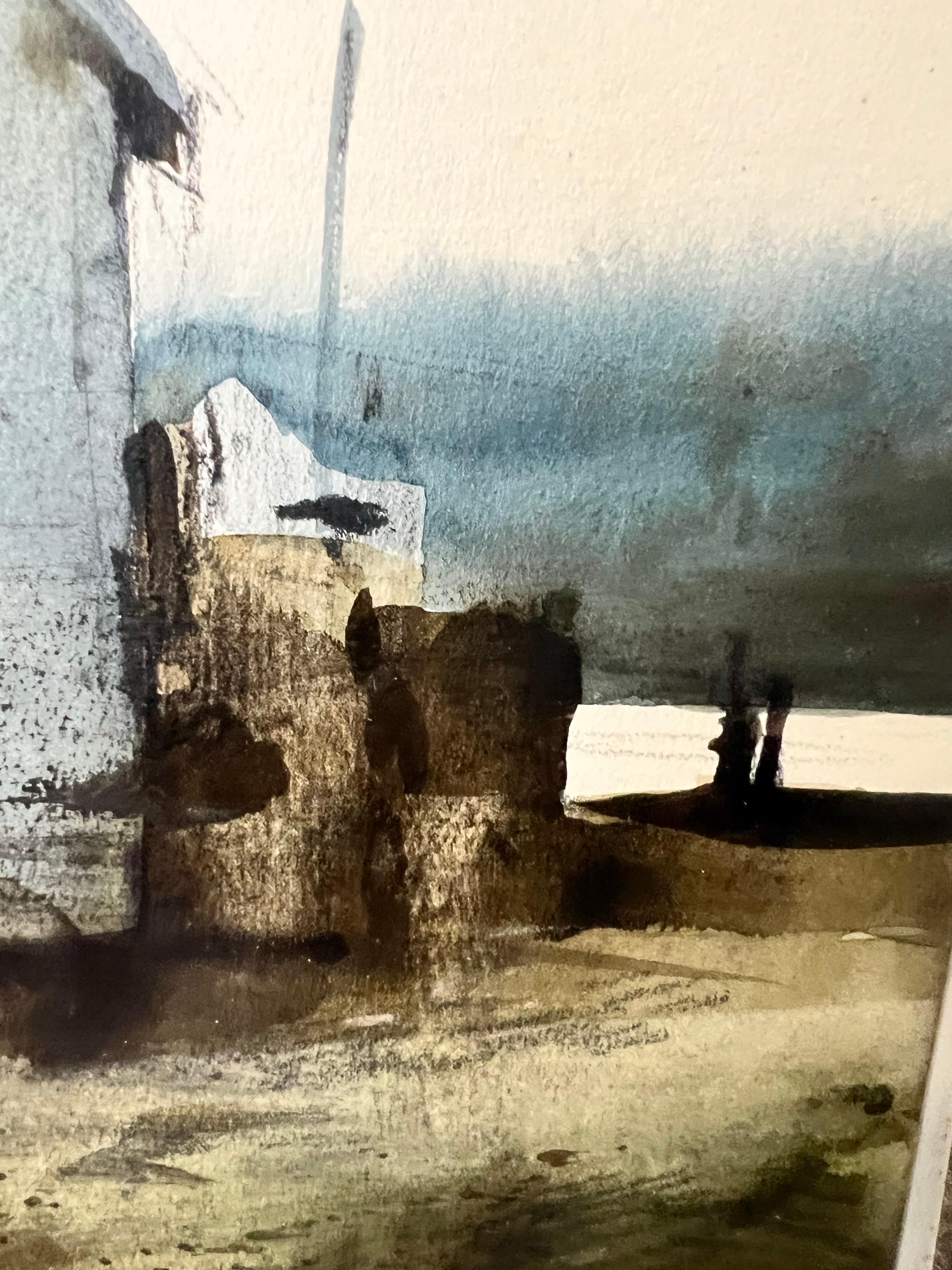 Philip Jamison Pittura ad acquerello con scena costiera, firmata e incorniciata in vendita 13