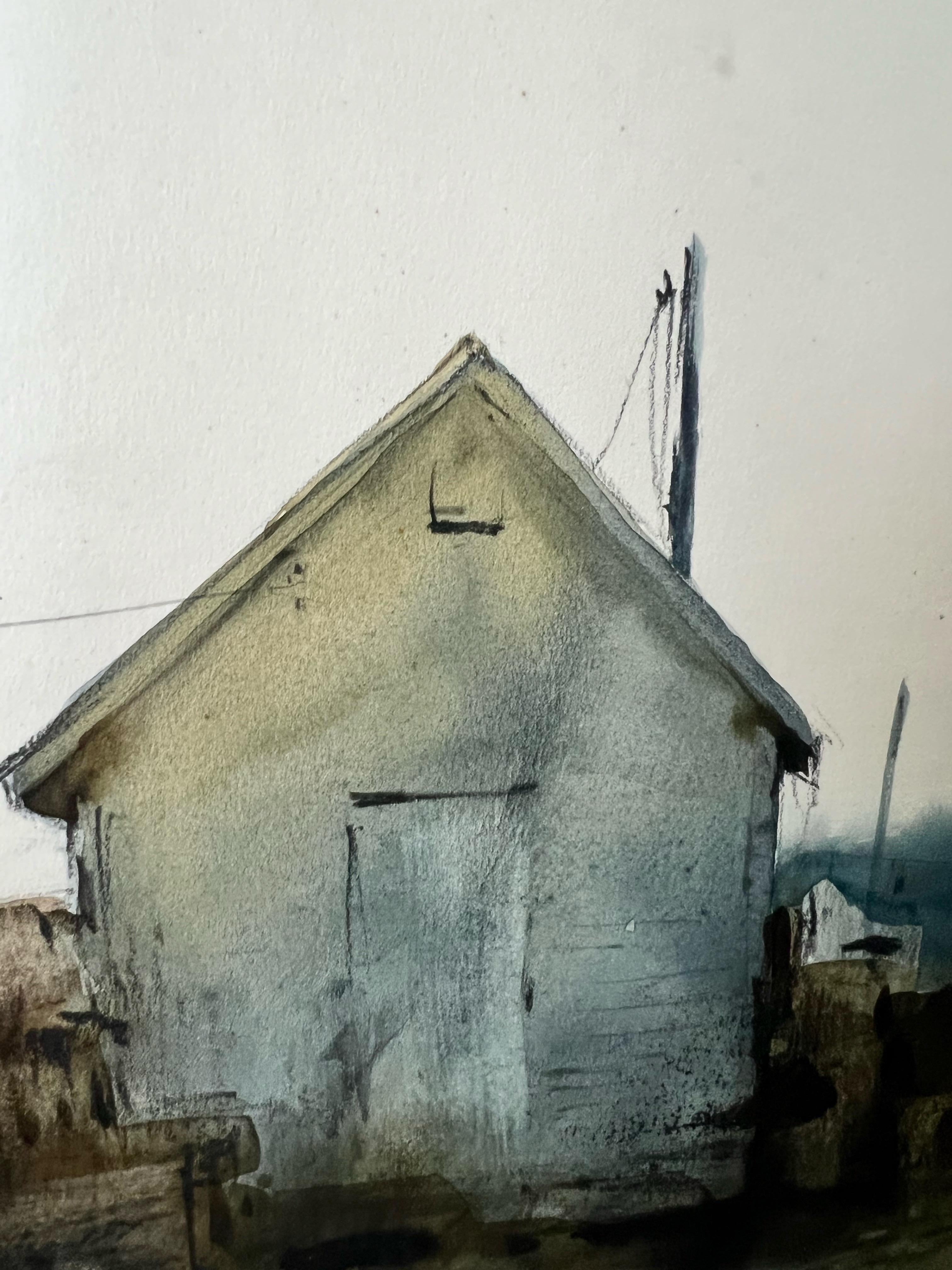 Philip Jamison Pittura ad acquerello con scena costiera, firmata e incorniciata in vendita 14